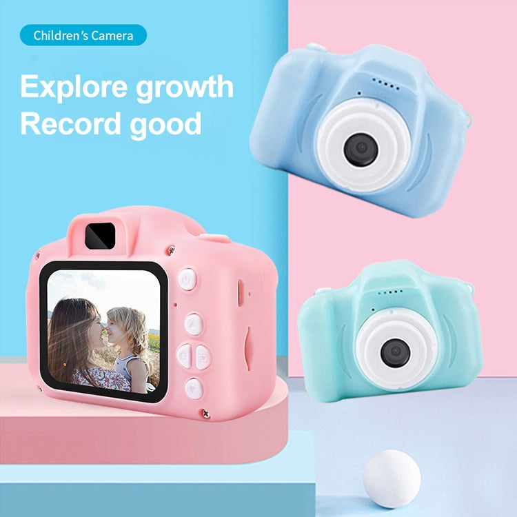 X2S 2.0 Inch LCD Screen Mini Children Camera Digital Camera, Resolution:HD Single Camera 1300W+ 32G Memory Card + Card Reader + Cartoon Stickers(Pink) - Children Cameras by PMC TechLife | Online Shopping South Africa | PMC TechLife | Buy Now Pay Later Mobicred