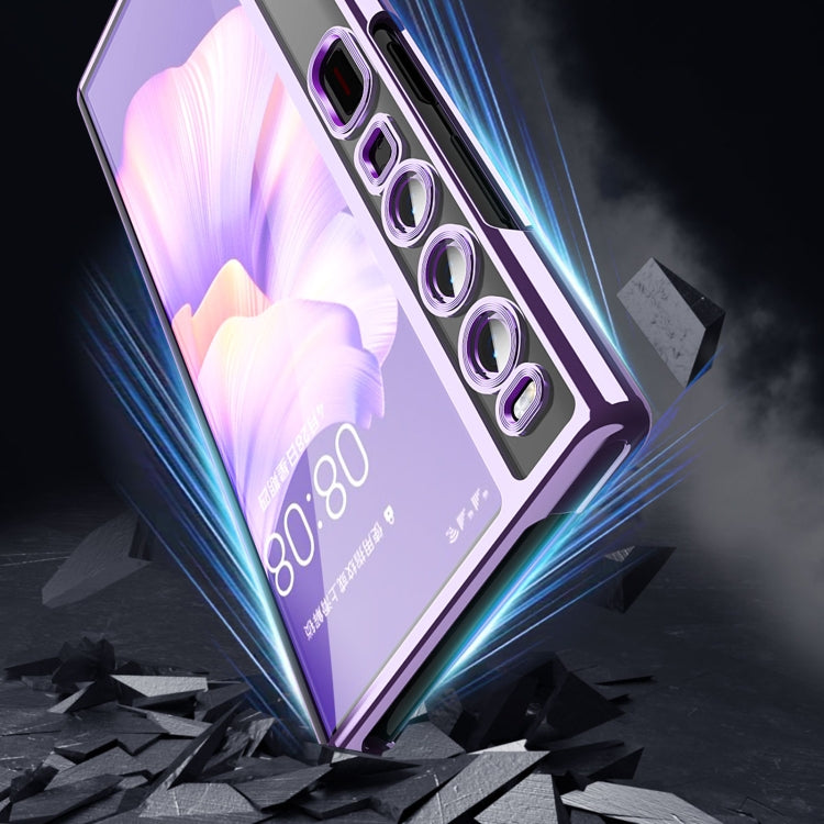 For Huawei Mate Xs 2 TPU Electroplating Full Coverage Protective Phone Case(Silver) - Huawei Cases by PMC TechLife | Online Shopping South Africa | PMC TechLife | Buy Now Pay Later Mobicred