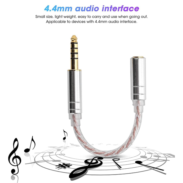 ZS0156 Balanced Inter-conversion Audio Cable(2.5 Balanced Male to 4.4 Balanced Female) - Headset Accessories by PMC Jewellery | Online Shopping South Africa | PMC Jewellery | Buy Now Pay Later Mobicred