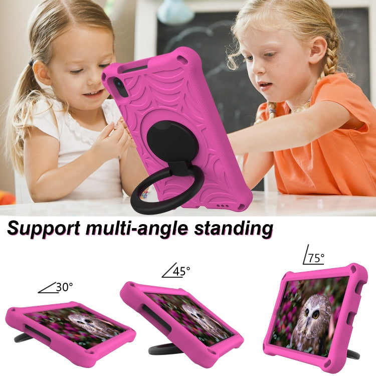 For Lenovo Tab M8 FHD TB-8505F Spider King EVA Protective Tablet Case(Rose Red) - Lenovo by PMC TechLife | Online Shopping South Africa | PMC TechLife | Buy Now Pay Later Mobicred