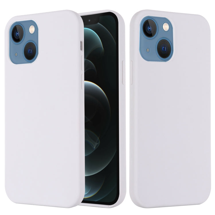 For iPhone 14 Shockproof Silicone Magsafe Case (White) - iPhone 14 Cases by PMC TechLife | Online Shopping South Africa | PMC TechLife