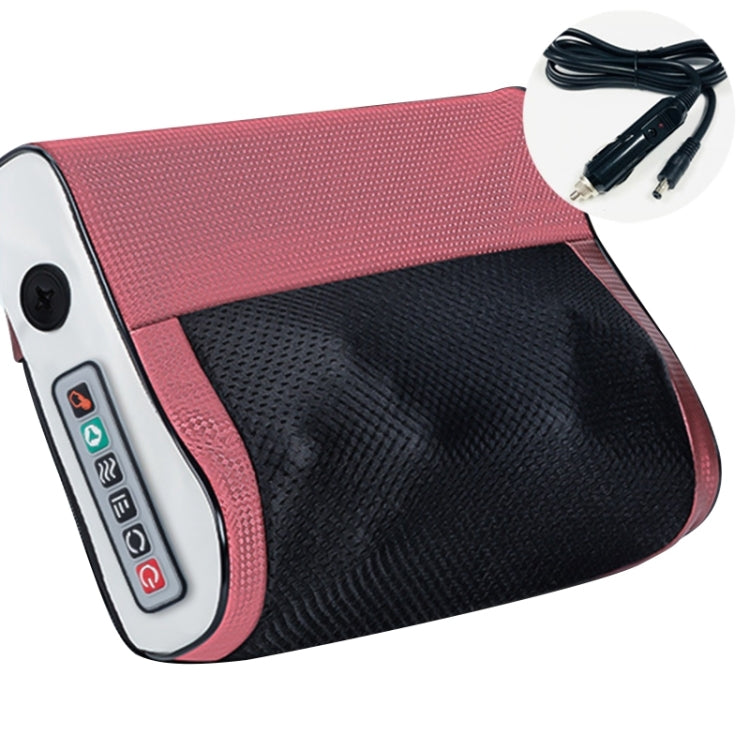 Multifunctional Hot Compress Neck Massager Car Cervical Spine Massage Pillow(Red Six Keys) - Seat Accessories by PMC TechLife | Online Shopping South Africa | PMC TechLife | Buy Now Pay Later Mobicred