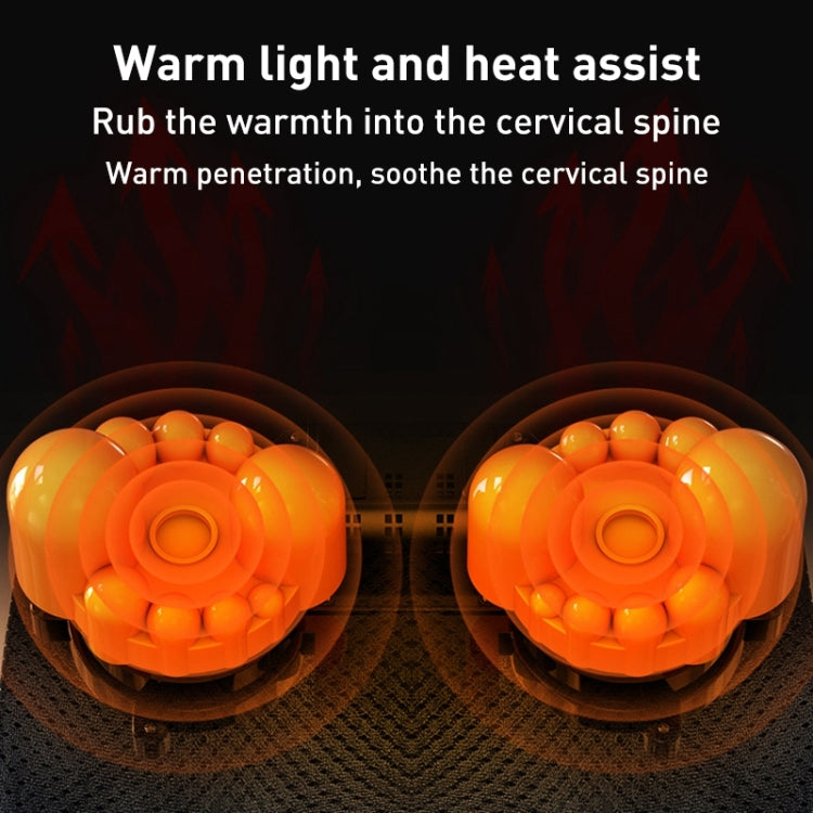 Multifunctional Hot Compress Neck Massager Car Cervical Spine Massage Pillow(Blue Six Keys) - Seat Accessories by PMC TechLife | Online Shopping South Africa | PMC TechLife | Buy Now Pay Later Mobicred