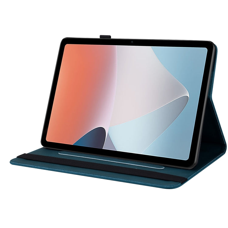 For OPPO Pad Air Butterfly Flower Embossed Leather Tablet Case(Blue) - OPPO by PMC TechLife | Online Shopping South Africa | PMC TechLife | Buy Now Pay Later Mobicred