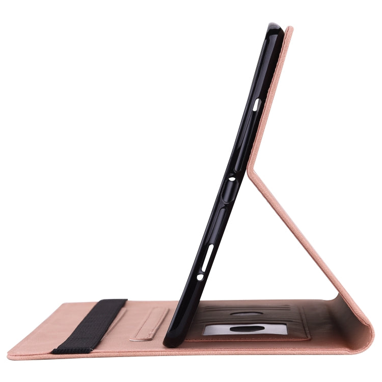 For Realme Pad X Butterfly Flower Embossed Leather Tablet Case(Rose Gold) - Realme by PMC TechLife | Online Shopping South Africa | PMC TechLife | Buy Now Pay Later Mobicred