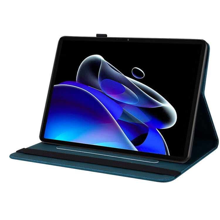 For Realme Pad X Butterfly Flower Embossed Leather Tablet Case(Blue) - Realme by PMC TechLife | Online Shopping South Africa | PMC TechLife | Buy Now Pay Later Mobicred