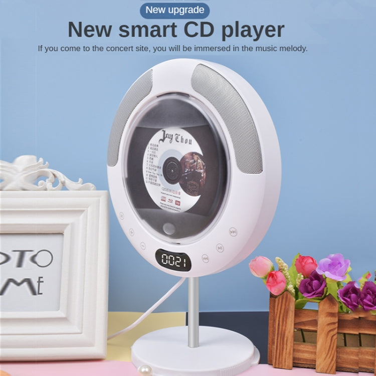 Kecag KC-607 Wall Mounted Bluetooth Compact Disc Album CD Player(White) - free shipping - PMC Jewellery - Order now!