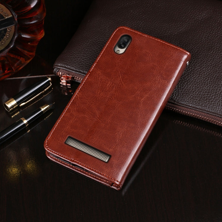 For Doogee X90 idewei Crazy Horse Texture Horizontal Flip Leather Case with Holder & Card Slots & Wallet(Rose Red) - More Brand by idewei | Online Shopping South Africa | PMC TechLife | Buy Now Pay Later Mobicred