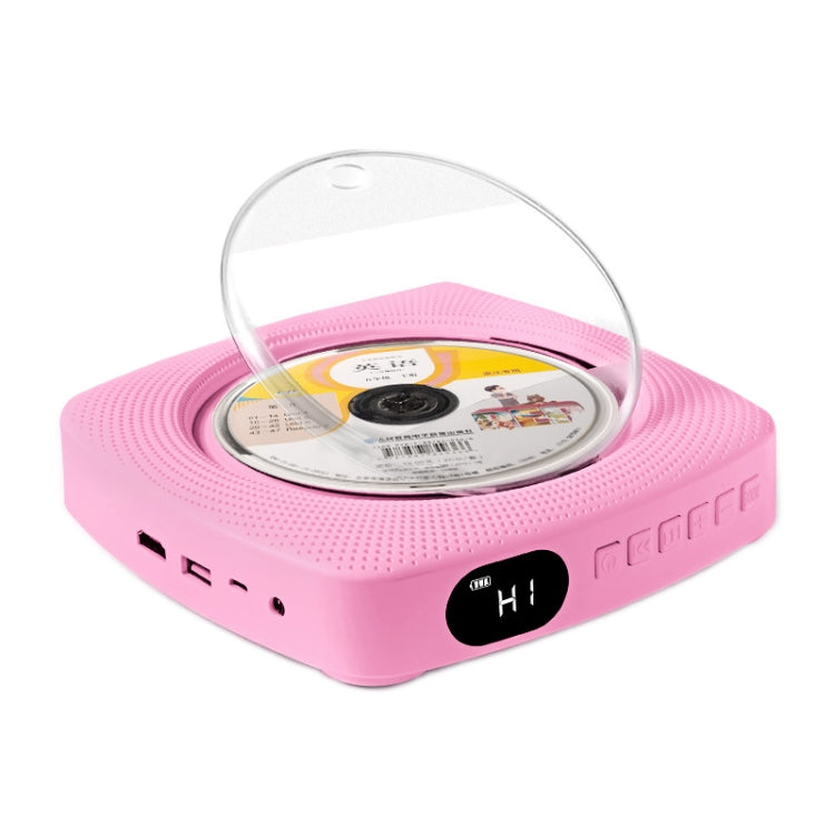 Kecag KC-609 Wall Mounted Home DVD Player Bluetooth CD Player, Specification:DVD/CD+Connectable TV  + Plug-In Version(Pink) - free shipping - PMC Jewellery - Order now!