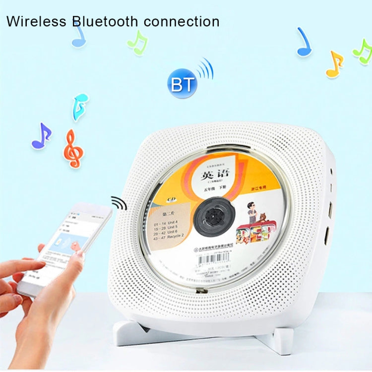 Kecag KC-609 Wall Mounted Home DVD Player Bluetooth CD Player, Specification:DVD/CD+Connectable TV  + Plug-In Version(Black) - free shipping - PMC Jewellery - Order now!