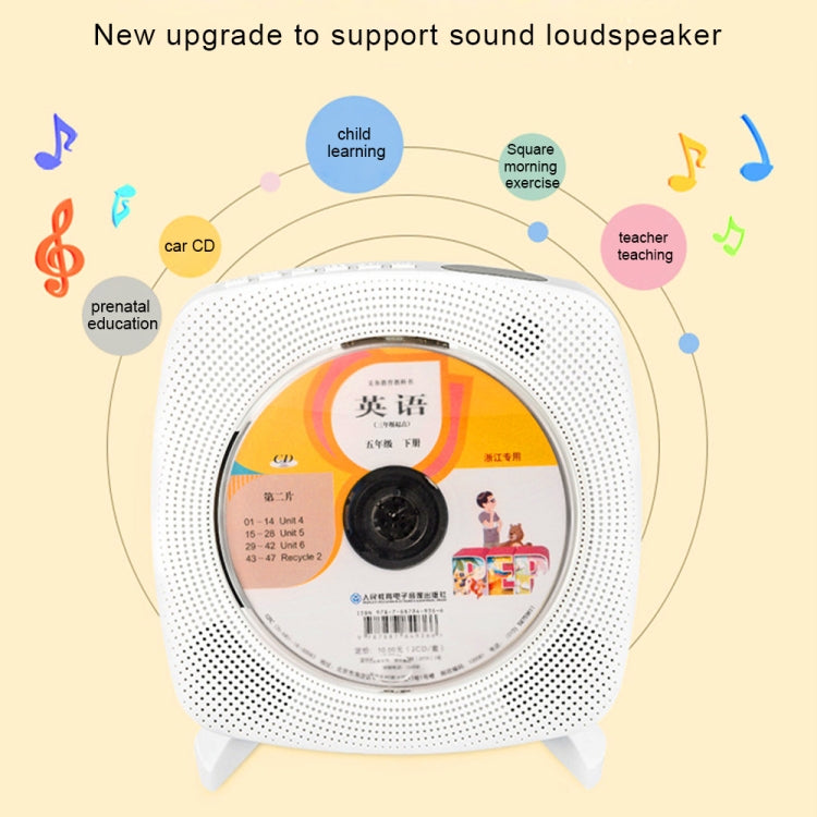 Kecag KC-609 Wall Mounted Home DVD Player Bluetooth CD Player, Specification:DVD/CD+Connectable TV  + Plug-In Version(Pink) - free shipping - PMC Jewellery - Order now!