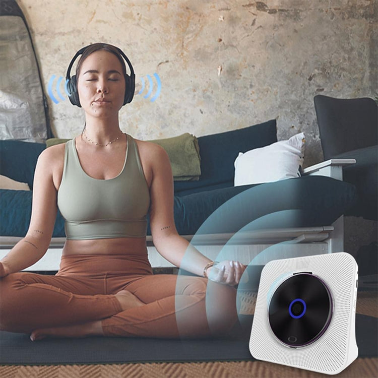 Kecag KC-806 2A Retro Bluetooth Music Disc Album CD Player, Specification:Plug-in Version(White) - free shipping - PMC Jewellery - Order now!