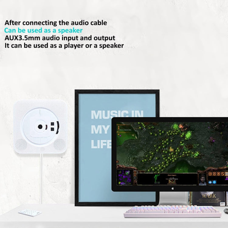 Kecag KC-809 10W Portable Bluetooth Album CD Player Player(Blue) - free shipping - PMC Jewellery - Order now!