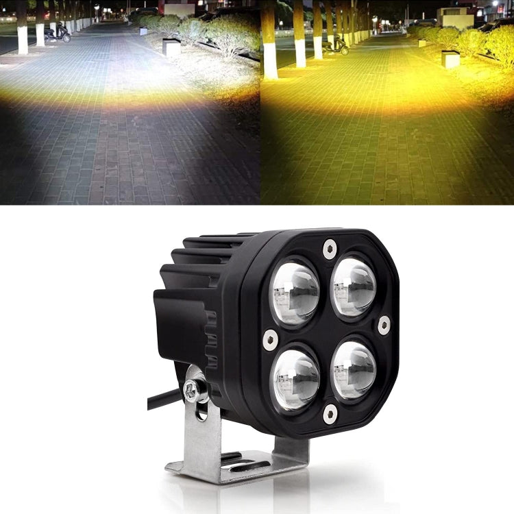 Car 3 inch Continuous Two-color Spotlight 20W / 2000LM / DC9-30V - free shipping - PMC TechLife - Order now!