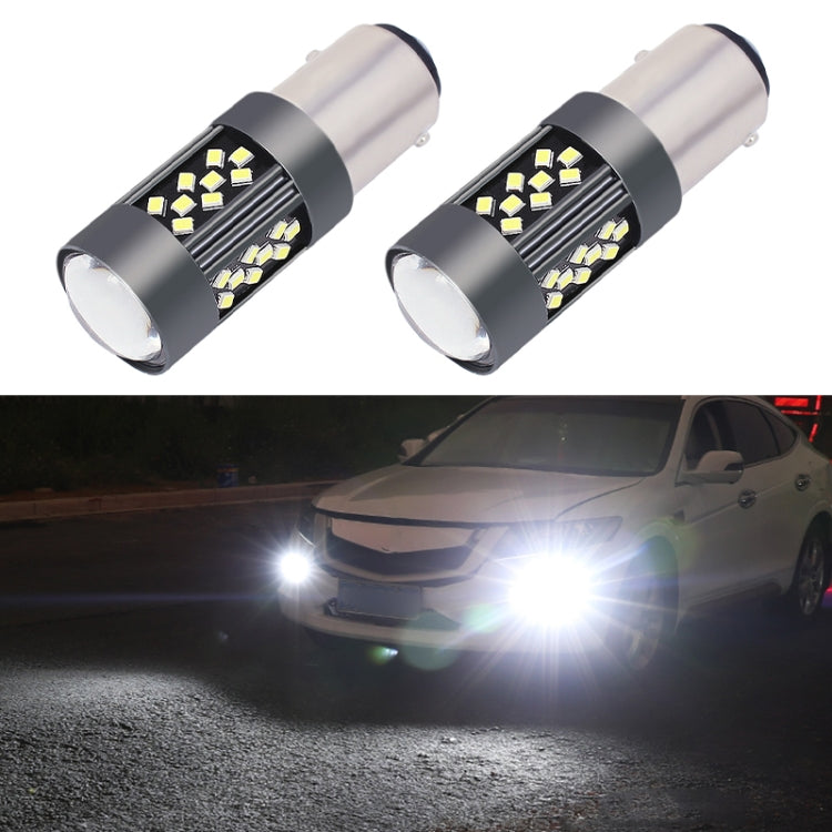 1 Pair 1157 12V 7W Continuous Car LED Fog Light(White Light) - Fog / Driving Lights by PMC TechLife | Online Shopping South Africa | PMC TechLife | Buy Now Pay Later Mobicred