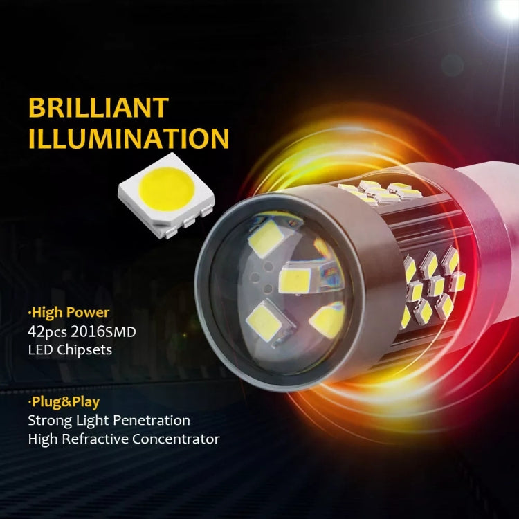 1 Pair 1156 12V 7W Strobe Car LED Fog Light(Blue Light) - Fog / Driving Lights by PMC TechLife | Online Shopping South Africa | PMC TechLife | Buy Now Pay Later Mobicred