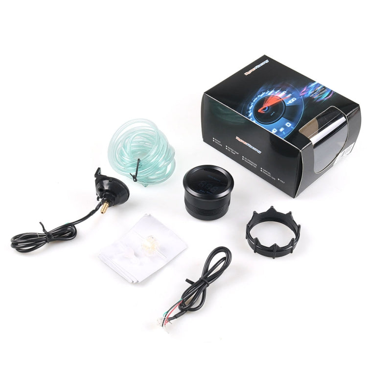 Car Modified 12V Universal 52mm Blue Light Digital Display Meter, Style:Turbo Boost Gauge PSI - Car Modification by PMC TechLife | Online Shopping South Africa | PMC TechLife | Buy Now Pay Later Mobicred