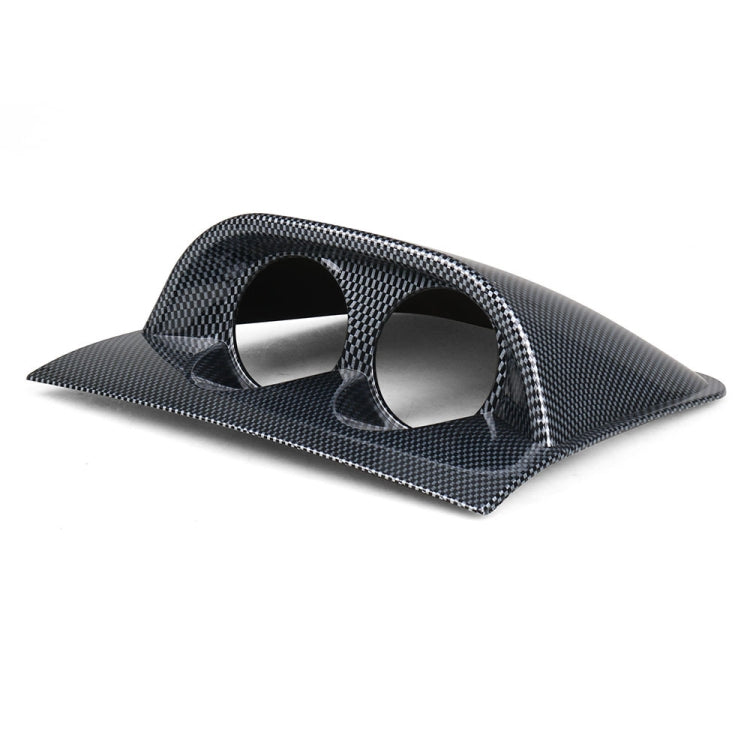 Car 52mm 2 Holes Dash Gauge Meter Pod Mount Holder, Style:Carbon Fiber - Decoration Rings by PMC TechLife | Online Shopping South Africa | PMC TechLife | Buy Now Pay Later Mobicred