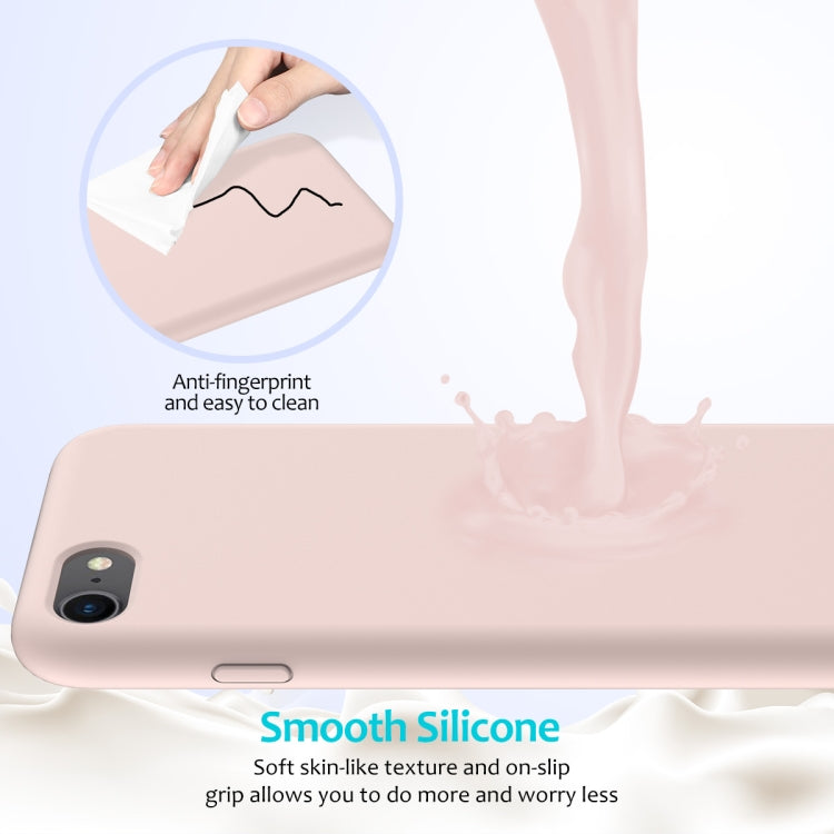 For iPhone SE 2022 / SE 2020 Shockproof Full Coverage Silicone Soft Protective Case(Pink) - free shipping - PMC TechLife - Order now!