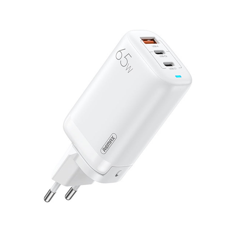 REMAX RP-U55 Territory Series 65W USB+Dual USB-C / Type-C Interface Fast Charger, Specification:EU Plug(White) - free shipping - PMC Jewellery - Order now!