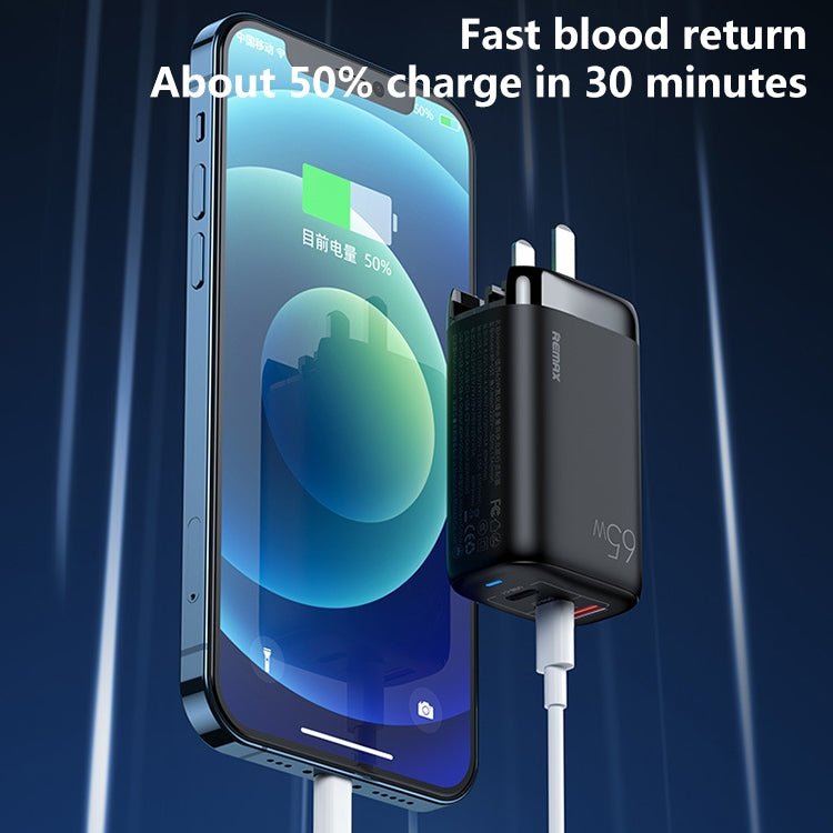 REMAX RP-U55 Territory Series 65W USB+Dual USB-C / Type-C Interface Fast Charger, Specification:EU Plug(White) - free shipping - PMC Jewellery - Order now!