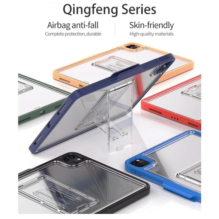 Mutural Transparent Holder Tablet Case For iPad 10.2 2021 / 2020 / 2019 / 10.5(Black) - free shipping - PMc TechLife - Order now!
