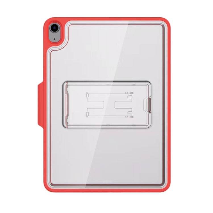 Mutural Transparent Holder Tablet Case For iPad Air 2022/ 2020 10.9(Red) - free shipping - PMc TechLife - Order now!