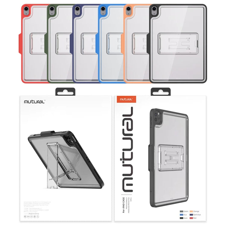 Mutural Transparent Holder Tablet Case For iPad Air 2022/ 2020 10.9(Black) - free shipping - PMc TechLife - Order now!