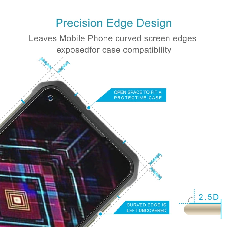 50 PCS 0.26mm 9H 2.5D Tempered Glass Film For Doogee V11 - free shipping - PMC TechLife - Order now!
