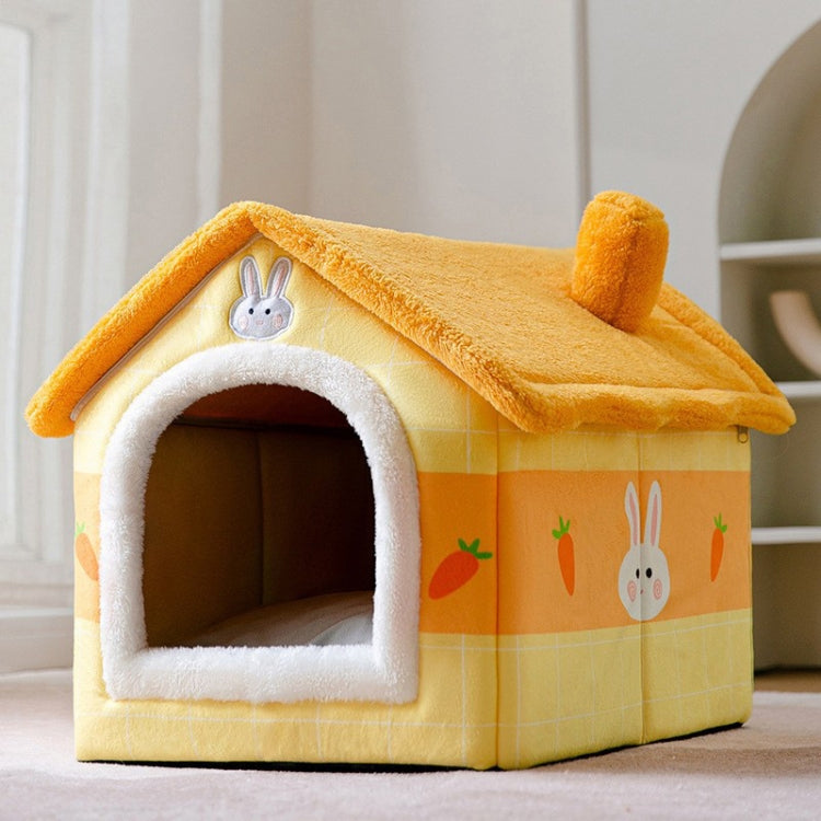 House Type Universal Removable and Washable Pet Dog Cat Bed Pet Supplies, Size:S(Carrot Rabbit) - Beds by PMC TechLife | Online Shopping South Africa | PMC TechLife | Buy Now Pay Later Mobicred
