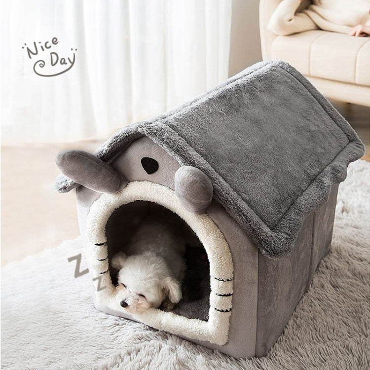 House Type Universal Removable and Washable Pet Dog Cat Bed Pet Supplies, Size:L(Carrot Rabbit) - free shipping - PMC TechLife - Order now!