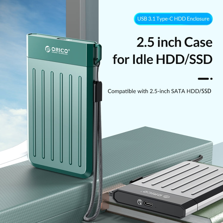 ORICO M25C3-GY 2.5 inch USB3.1 Gen1 Type-C Hard Drive Enclosure(Grey) - free shipping - PMC Jewellery - Order now!