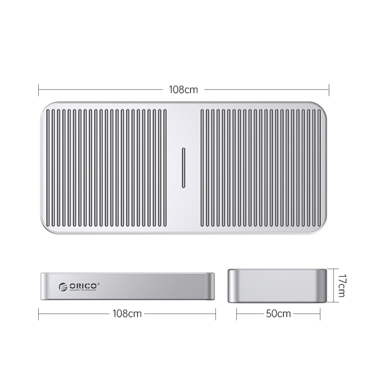 ORICO M224C3-U4-SV M.2 NVME 40Gbps SSD Enclosure(Silver) - HDD Enclosure by ORICO | Online Shopping South Africa | PMC TechLife | Buy Now Pay Later Mobicred