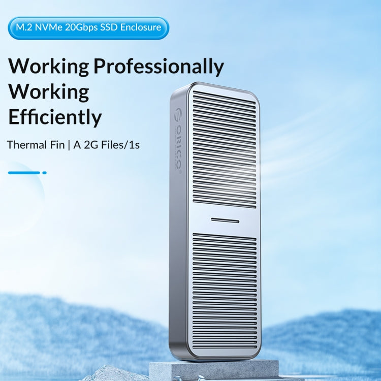 ORICO M224C3-U4-RG M.2 NVME 40Gbps SSD Enclosure(Gold) - HDD Enclosure by ORICO | Online Shopping South Africa | PMC TechLife | Buy Now Pay Later Mobicred