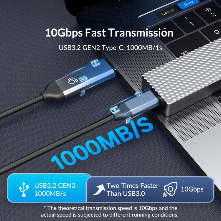 ORICO M211C3-GY M.2 NGFF SSD enclosure(Grey) - free shipping - PMC Jewellery - Order now!