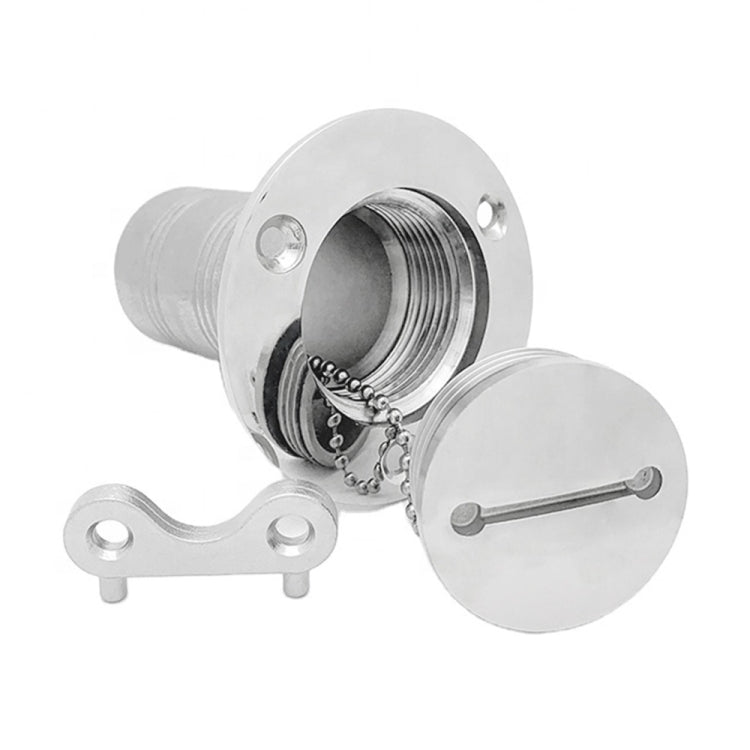 2 inch Stainless Steel Yacht Universal Fuel Filler - Marine Accessories & Parts by PMC TechLife | Online Shopping South Africa | PMC TechLife | Buy Now Pay Later Mobicred