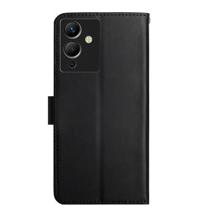 For Infinix Note 12 G96 Genuine Leather Fingerprint-proof Horizontal Flip Phone Case(Black) - Infinix Cases by PMC TechLife | Online Shopping South Africa | PMC TechLife | Buy Now Pay Later Mobicred