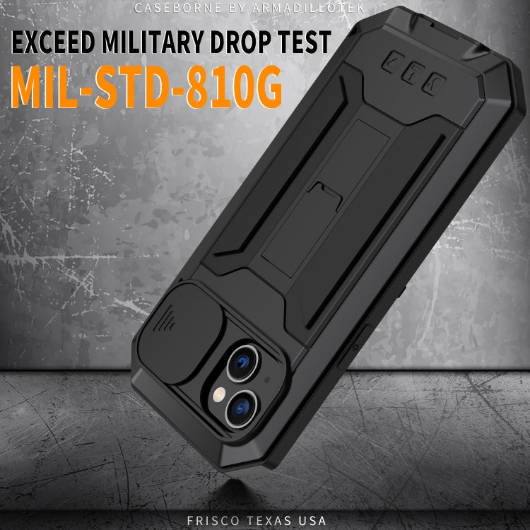 For iPhone 14 Plus R-JUST Shockproof Life Waterproof Dust-proof Case (Black) - iPhone 14 Plus Cases by R-JUST | Online Shopping South Africa | PMC TechLife