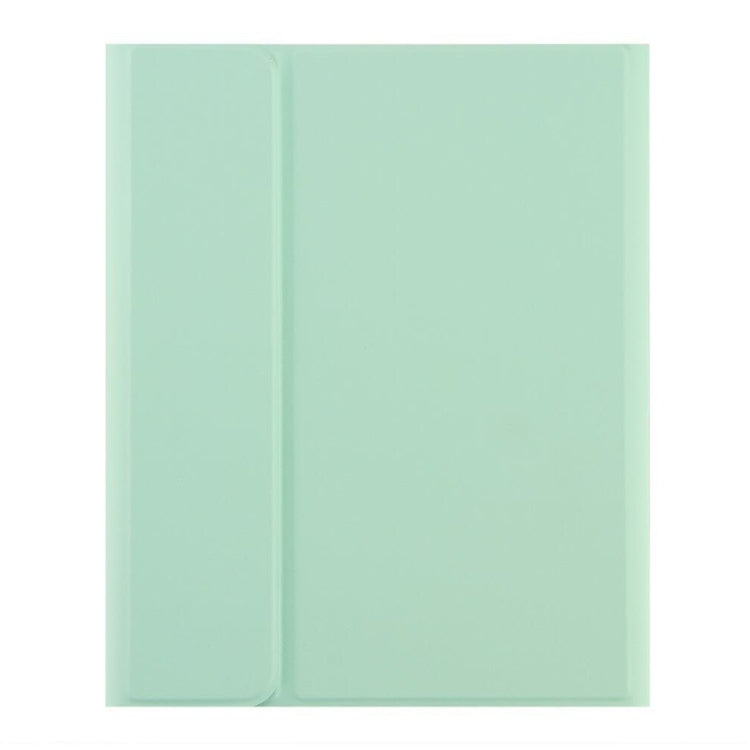 Round Cap Bluetooth Keyboard Leather Case with Pen Slot, without Touchpad For Samsung Galaxy Tab S7(Green+Green Keyboard) - Samsung Keyboard by PMC TechLife | Online Shopping South Africa | PMC TechLife