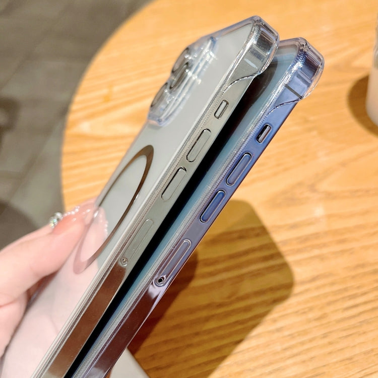 For iPhone 14 Pro Max Frameless Glass CD MagSafe Case (Silver) - free shipping - PMC Jewellery - Order now!