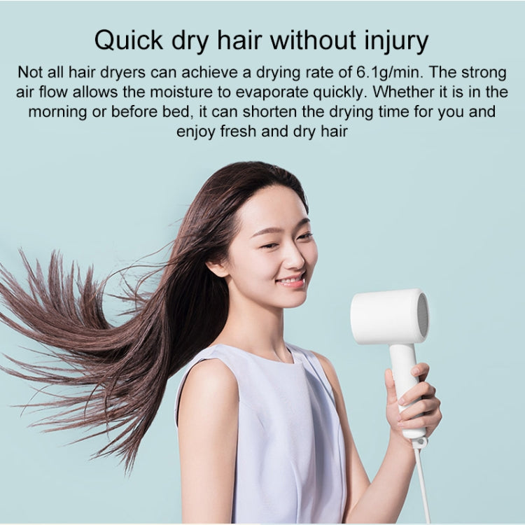 Original Xiaomi Mijia H300 Negative Ion Quick Drying Electric Hair Dryer, US Plug(White) - free shipping - PMC TechLife - Order now!