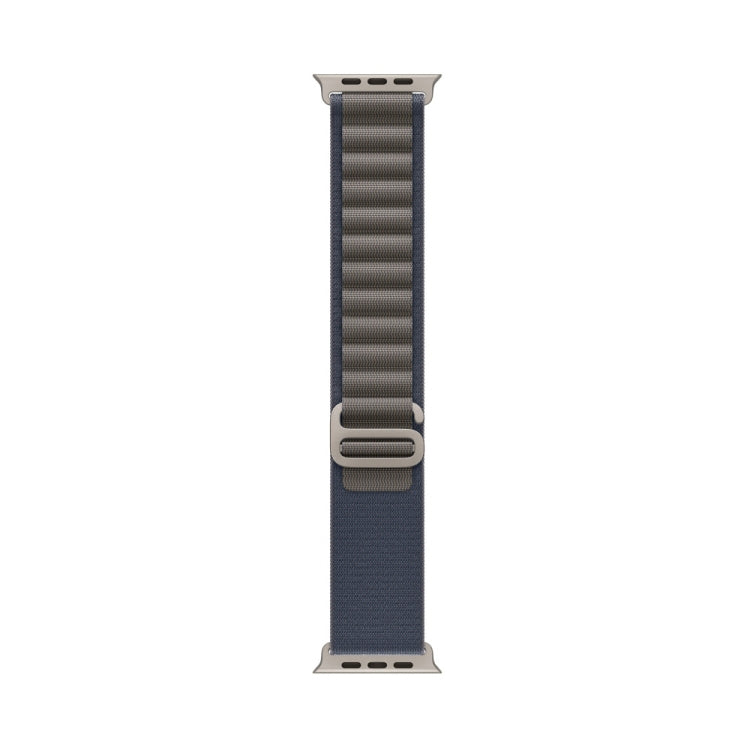Nylon Loop Watch Band For Apple Watch Ultra & Ultra 2 49mm / Series 9&8&7 45mm / SE 2&6&SE&5&4 44mm(Blue) - Watch Bands by PMC Jewellery | Online Shopping South Africa | PMC Jewellery | Buy Now Pay Later Mobicred