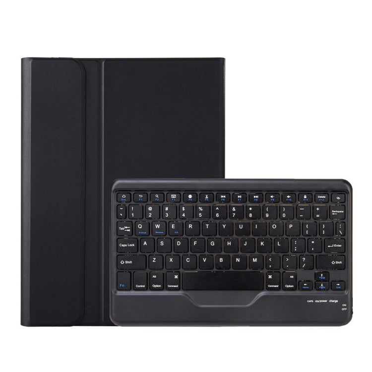 AM18-B Bluetooth Keyboard Leather Case For Lenovo XiaoXin Pad Pro 2022 11.2 inch(Black) - Lenovo Keyboard by PMC TechLife | Online Shopping South Africa | PMC TechLife