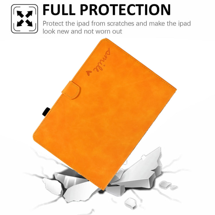 For Lenovo Tab M10 HD Gen 2 Embossed Smile Flip Tablet Leather Case(Khaki) - free shipping - PMC TechLife - Order now!