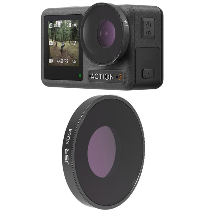 JSR LS ND64 Lens Filter For DJI Osmo Action 3 - Lens Filter by PMC TechLife | Online Shopping South Africa | PMC TechLife | Buy Now Pay Later Mobicred
