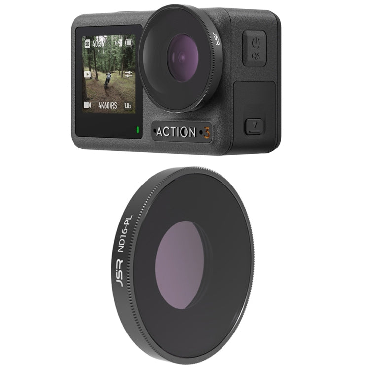 JSR LS ND16PL Lens Filter For DJI Osmo Action 3 - Lens Filter by PMC TechLife | Online Shopping South Africa | PMC TechLife | Buy Now Pay Later Mobicred