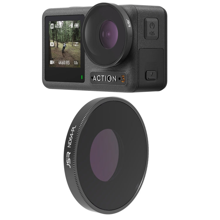 JSR LS ND64PL Lens Filter For DJI Osmo Action 3 - Lens Filter by PMC TechLife | Online Shopping South Africa | PMC TechLife | Buy Now Pay Later Mobicred