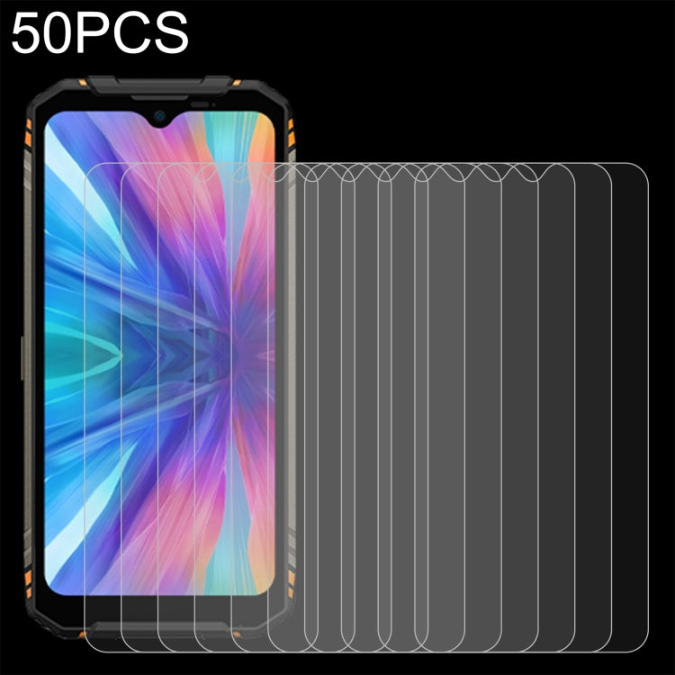 For Doogee S96GT 50pcs 0.26mm 9H 2.5D Tempered Glass Film - For Doogee by PMC TechLife | Online Shopping South Africa | PMC TechLife | Buy Now Pay Later Mobicred
