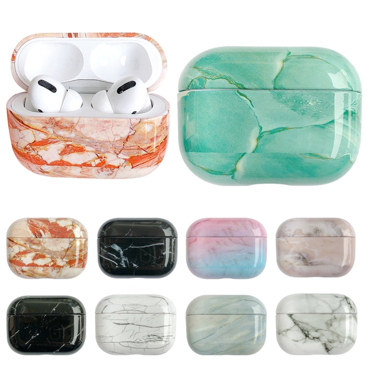 For AirPods Pro 2 Marble Pattern Wireless Earphone Protective Case(Grey Blue) - free shipping - PMC Jewellery - Order now!