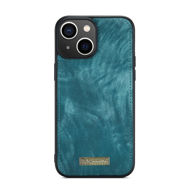 For iPhone 14 CaseMe 008 Detachable Multifunctional Leather Phone Case(Blue) - iPhone 14 Cases by CaseMe | Online Shopping South Africa | PMC Jewellery | Buy Now Pay Later Mobicred